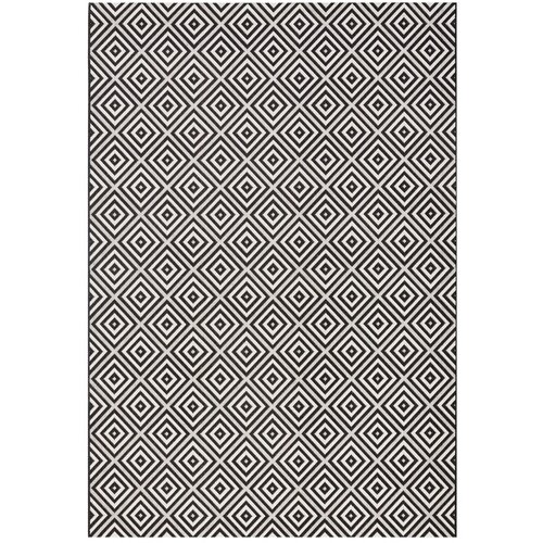 NORTHRUGS crno-bijeli vanjski tepih Karo, 140 x 200 cm Slike