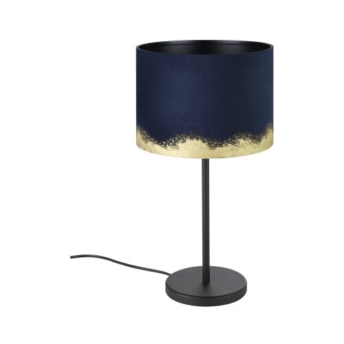 Eglo 39975 - Stona lampa CASUARITA 1xE27/40W/230V plava/zlatna Slike