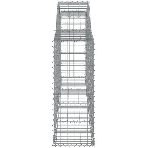  Lučne gabionske ko&amp;scaron;are 9 kom 300x30x80/100 cm pocinčano željezo Slike