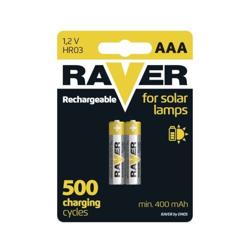  Baterija RAVER SOLAR polnilna HR03 AAA 2 blister 2/1 Cene