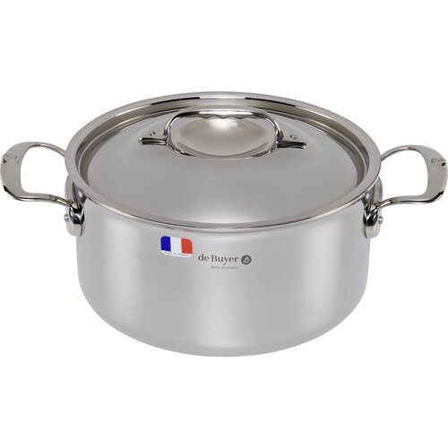 De buyer Affinity Saucepot Stainless Steel with lid 24 cm Cijene