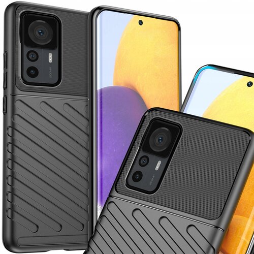 HURTEL THUNDER CASE POKROV OHI&Scaron;JE ZA XIAOMI 12T PRO / 12T ČRN, (21896208) Cene