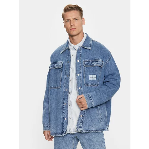 Calvin Klein Jeans Jeans jakna J30J323325 Modra Loose Fit