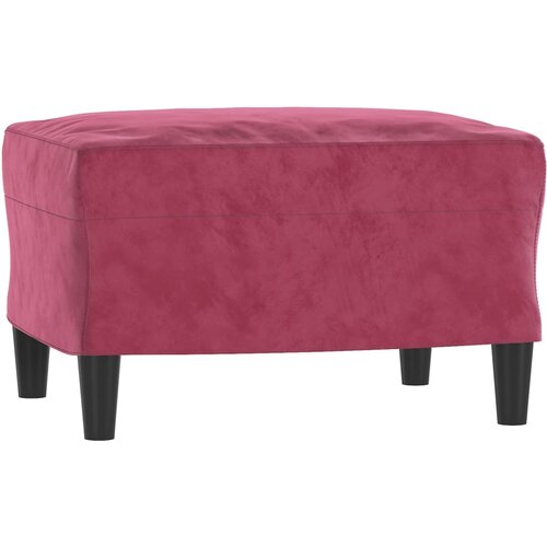  3-dijelni set sofa s jastucima crvena boja vina bar&amp;scaron;unasti Slike