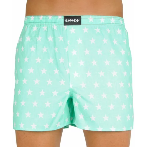 emes Men's shorts stars on green (036)