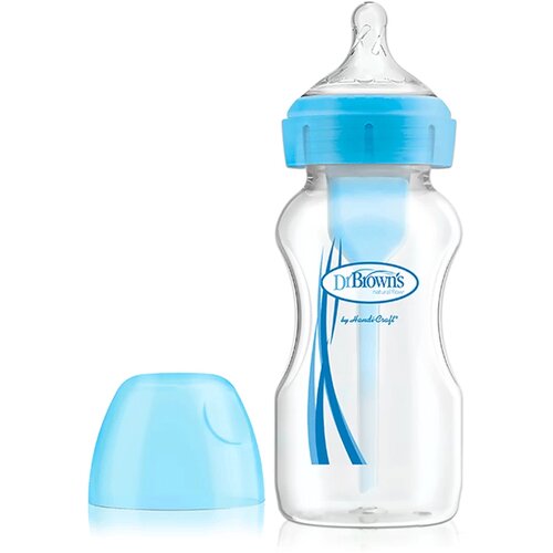 Dr.browns plastična fla&scaron;ica Wide Neck Plava, 270ml 0m+ Cene