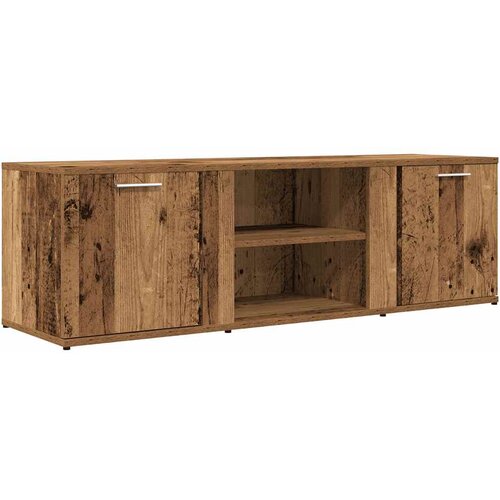 Maison Chic TV omarica - TV enota - Televizijska omarica starinski les 120x34x37 cm iverna plošča, (21699282) Cene