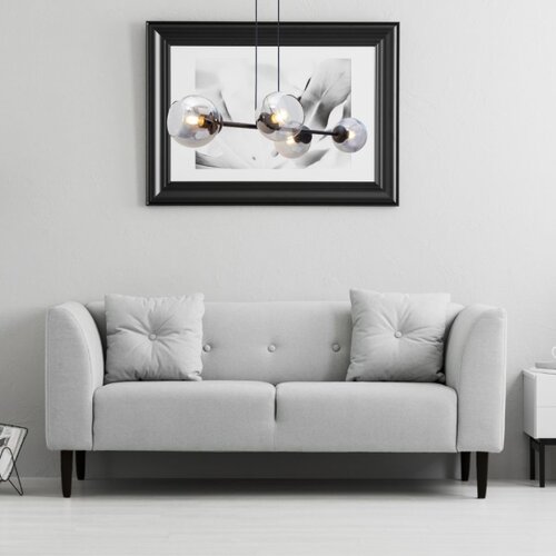  Visilica na sajli LATIL 4xE27/60W/230V crn Slike