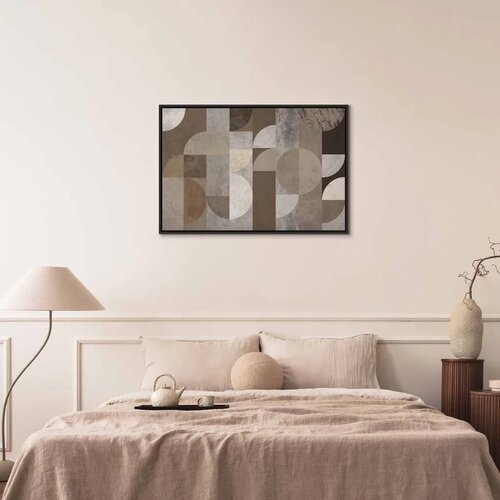  Slika - Figures Dance (1 Part) Wide 60x40 U crnom drvenom okviru Cene