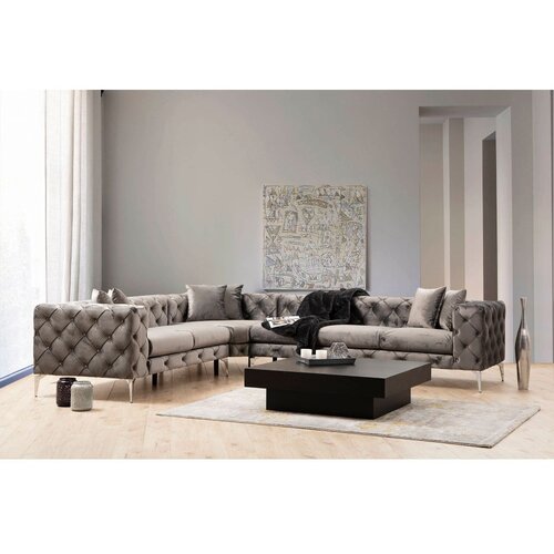  Kutna sofa Como 310x70x270cm Antracit Slike