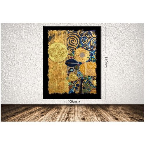 Tablo Center Slika Golden Circuit, 100 x 140 cm Slike