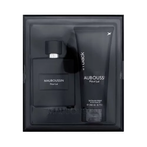 Mauboussin Pour Lui In Black Set parfemska voda 100 ml + gel za tuširanje 200 ml za moške