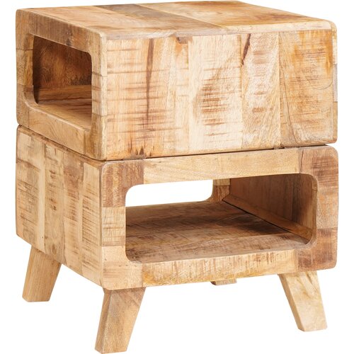 VidaXL Konačni stolovi Smeđa 40 x 40 x 49 cm masivno drvo manga Slike