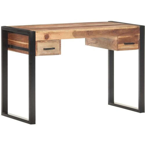  Radni stol 110x50x76 cm od masivnog drva s obradom od &amp;scaron;i&amp;scaron;ama Slike
