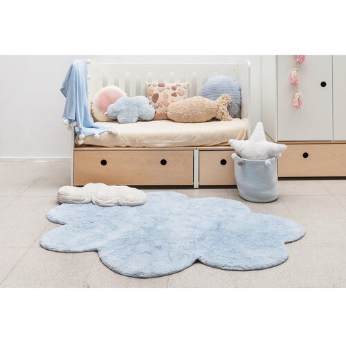 Lorena Canals Svijetlo plavi periv/ručno rađen pamučan dječji tepih 110x170 cm Puffy Dream – Cijene