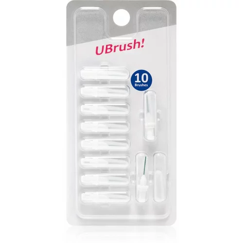 Herbadent UBrush! nadomestne medzobne ščetke 1,0 mm White 1 kos