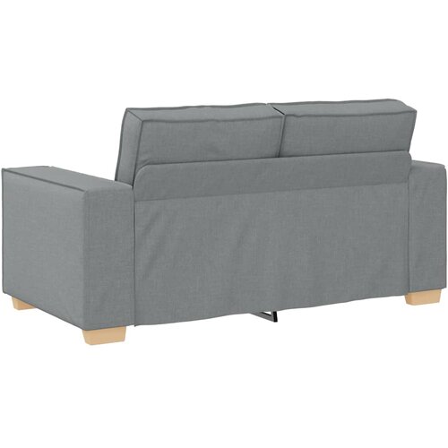  Dvosjed Sofa Svijetlo siva 160x78x84 cm Tkanina Slike