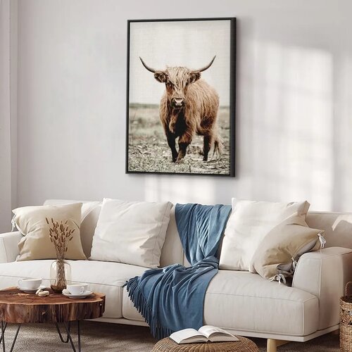 Slika - Young Stag (1 Part) Vertical 40x60 U crnom drvenom okviru Slike