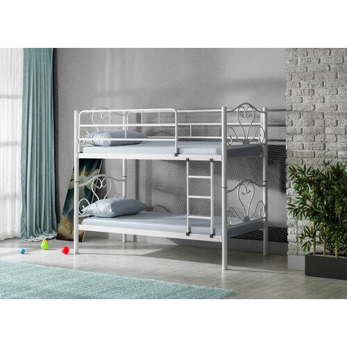HANAH HOME R50 - white, (90 x 190) white bunk bed Cene