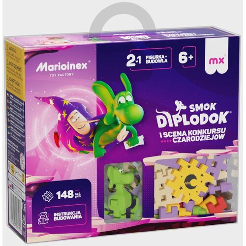 Marioinex Mini Waffle 148 kom, Diplodocus and Stage Cene