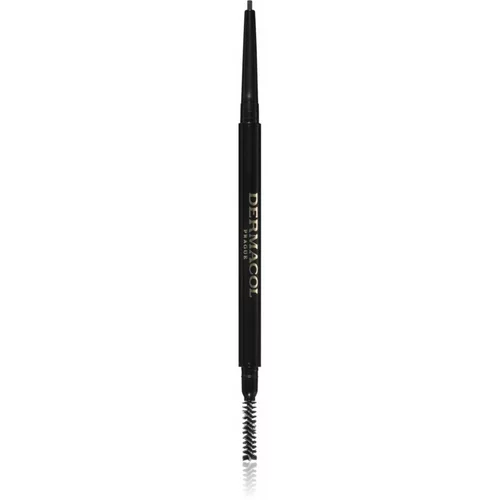 Dermacol Eyebrow Micro Styler samodejni svinčnik za obrvi s krtačko odtenek No. 03 0,1 g