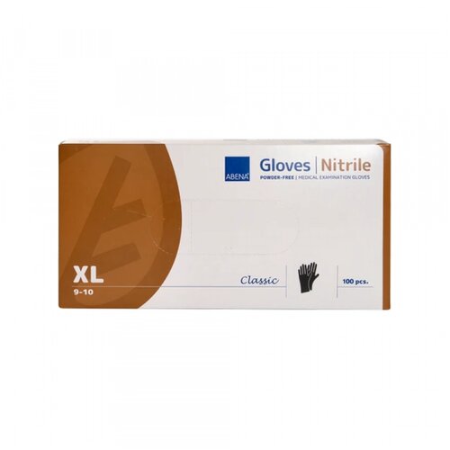 Nitril Rukavice bez pudera Abena XL crne 1/100 Cene