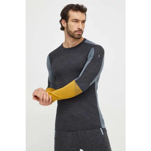Smartwool Funkcionalna majica z dolgimi rokavi Intraknit Thermal Merino siva barva