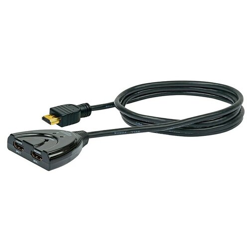 SCHWAIGER HDMI-preklopno stikalo (Dolžina kabla: 0,7 m, 2 HDMI vtičnici) Cene