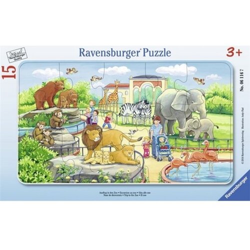 Ravensburger 15 delna sestavljanka Izlet v živalski vrt 061167 Cene