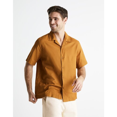 Celio Linen Shirt Basurf - Men Slike