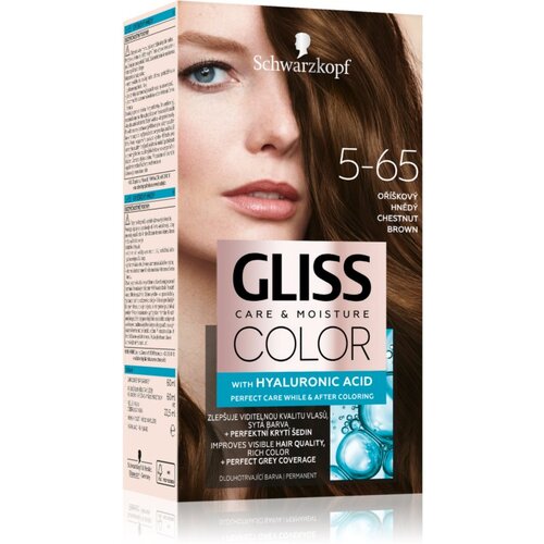Schwarzkopf Gliss Color permanentna barva za lase odtenek 5-65 Chestnut Brown 1 kos Cene