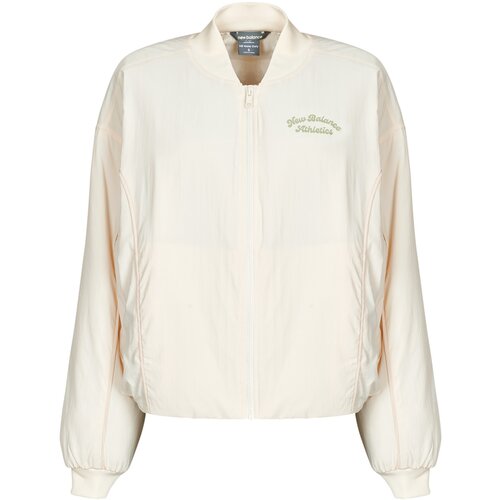 New Balance LINEAR HERITAGE WOVEN BOMBER JACKET Bež Cijene