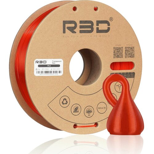 R3D PLA Transparent Red, 1.75 mm / 1000 g Cene