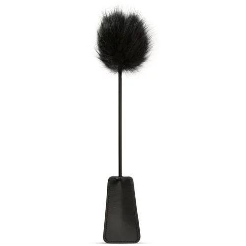Easytoys Fetish Collection Fluffy Tickler and Whip in 1 - Black