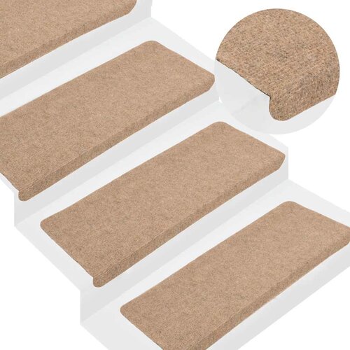  Samoljepljivi otirači za stepenice 30 kom bež 65x24,5x3,5 cm Cene