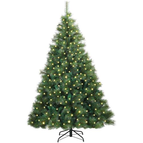 VidaXL Umjetno božićno drvce s stalakom Zelena 180 cm PE i PVC Slike