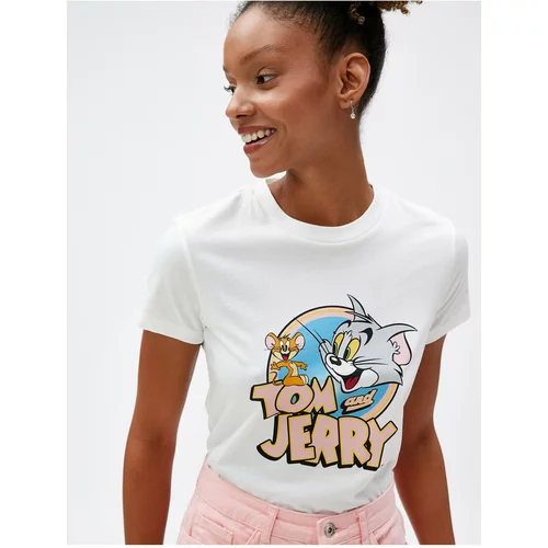 Koton Tom And Jerry T-Shirt Printed Licensed Crew Neck Short Sleeve