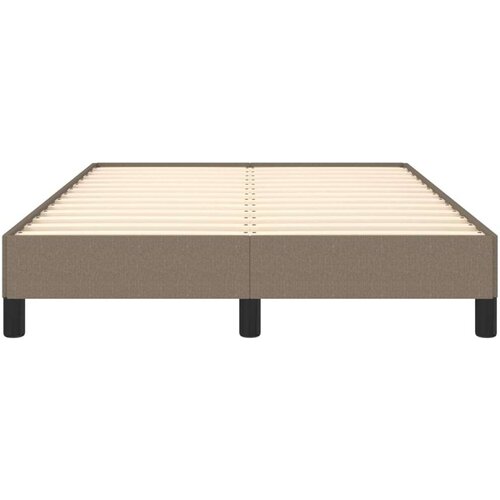 VidaXL Okvir kreveta Taupe 120x190 cm Tkanina Slike
