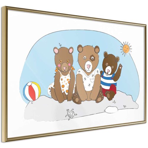  Poster - Holidays at the Seaside 90x60 Slike