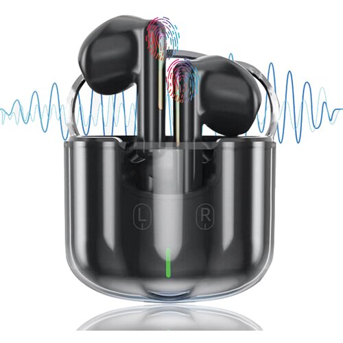 Venisymlis Prozorne ušesne slušalke Bluetooth 5.3, brezžične slušalke za vstavljanje v uho, globoki basi, (22102499) Cene