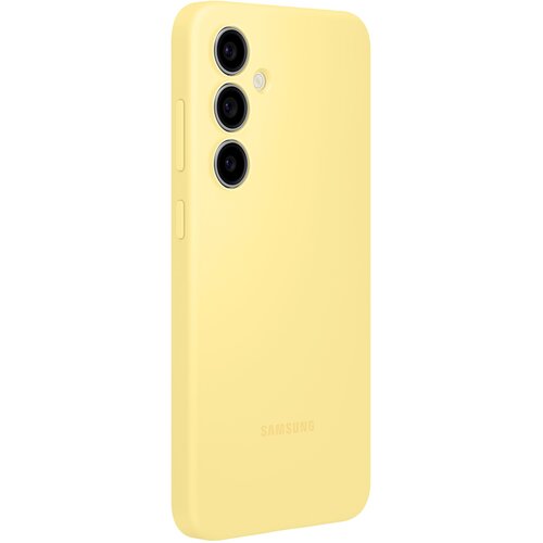 Samsung silikonski ovitek za Galaxy S24 FE, EF-PS721CYEGWW, rumena Slike