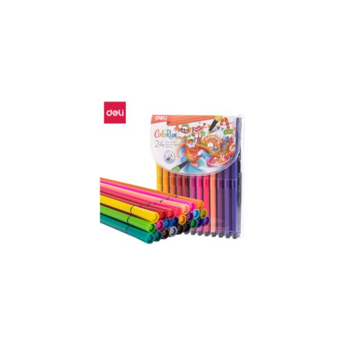 Deli FLOMASTERI COLORUN heksagonalni u pvc etuiu 1/24 EC157-24 Cene
