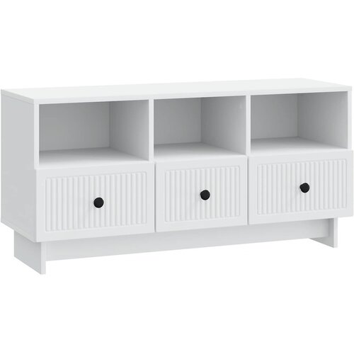 vidaXL TV ormar s ladicama Bijela 102 x 34 5 x 50 cm Konstruirano drvo - Bijela Cene