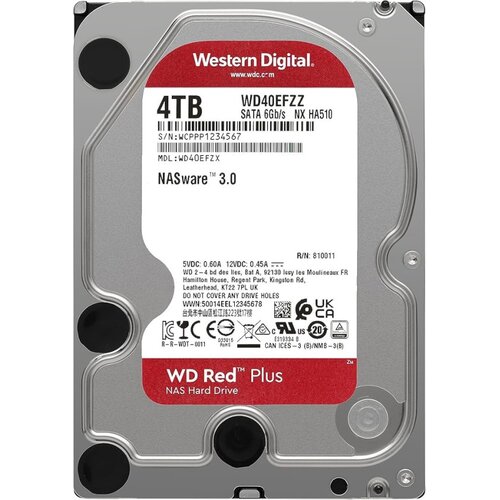  HDD WD 4TB WD40EFZZ Red Plus 5400RPM 128MB Cene