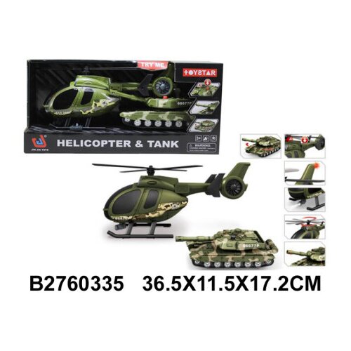  Vojni set za igru - Tenk i helikopter ( 033503-K ) Slike