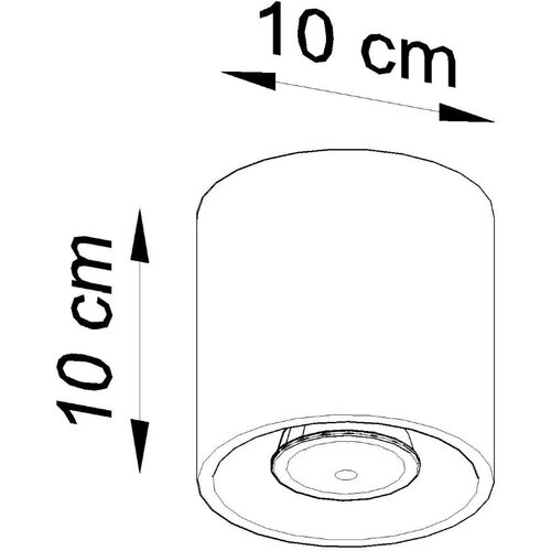 Nice Lamps Temno sivo točkovno svetilo &amp;oslash; 10 cm Roda &amp;ndash; Slike