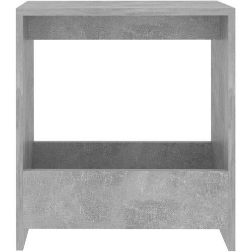  Bočni stolić siva boja betona 50 x 26 x 50 cm konstruirano drvo Slike