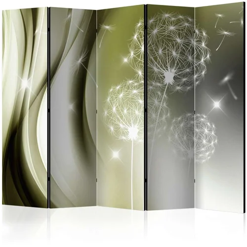  Paravan u 5 dijelova - Green Gentleness II [Room Dividers] 225x172