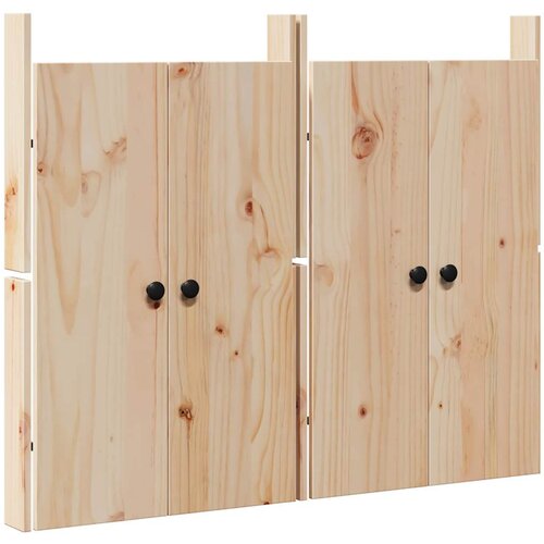 vidaXL Vrata za zunanjo kuhinjo 2 kosa 50x9x82 cm iz trdnega borovega lesa Cene