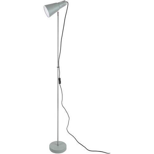 Leitmotiv sivozelena podna lampa Mini Cone, v&amp;yacute;&amp;scaron;ka 147,5 cm Slike